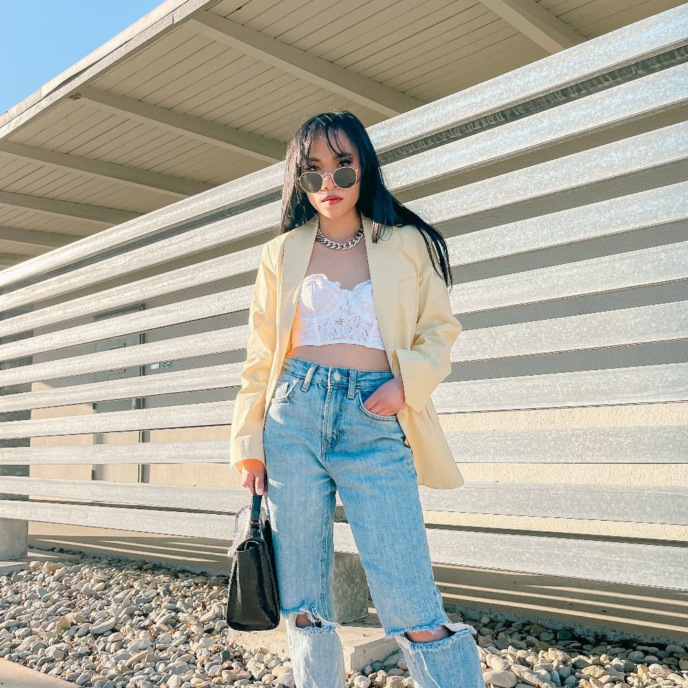 ZADIG & VOLTAIRE Yellow Blazer | Size 2 NWT